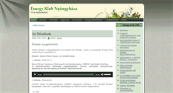 Desktop Screenshot of nyirenergy.hu